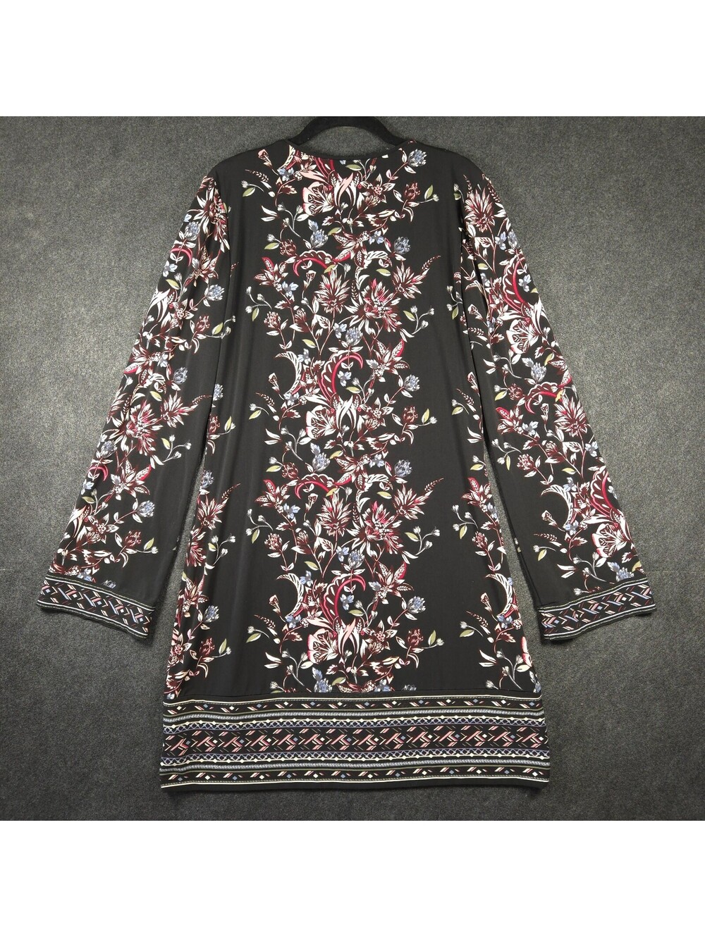 WHBM White House Black Market Dress NWOT Femme Size M Old Money Lagenlook Artsy - Picture 8 of 8